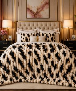 Bubble Printed Blanket BP-06 Luxury AC Blanket Double Bed Cozy Fleece Pakistan