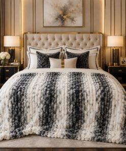 Bubble Printed Blanket BP-02 Luxury AC Blanket Double Bed Cozy Fleece Pakistan