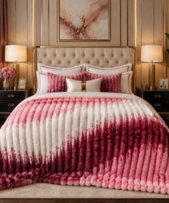 Bubble Printed Blanket BP-04 Luxury AC Blanket Double Bed Cozy Fleece Pakistan
