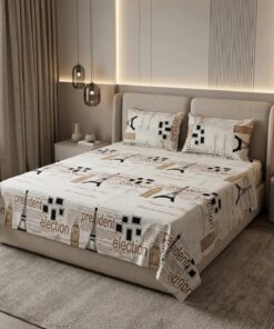 Export Quality Pure Cotton King Size Double Bedsheet