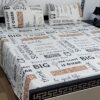 Luxury Pure Cotton Double Bedsheet Set for Family Bedroom | Jalwa Store