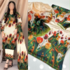 Nishat NT-1005 Shamooz Silk digital printed 3 piece suit