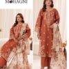 New Winter Arrival Mohagni Dhanak DHK-663 3 Piece Suit featuring front full embroidery and digital print wool shawl.