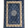 Premium Grey Foam Jai Namaz Prayer Mat with Soft Fabric and Elegant Islamic Design by Abu Hurairah Fabrics