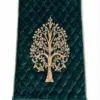 Premium Dark Green Foam Jai Namaz with Soft Fabric, Foam Padding and Elegant Islamic Design by Abu Hurairah Fabrics