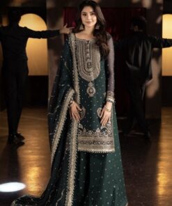 Asim Jofa AJ-987 Chiffon & Malai Gharara 3 Piece Suit Collection 2026