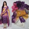 Lulusar NT-1018 Modern Tie N Die Digital Printed Silk 3 Piece Unstitched Suit