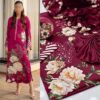 Lulusar NT-1023 Women's Digital Printed Shamooz Silk Shirt Trouser and Dupatta