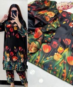 Lulusar NT-1015 Elegant Lulusar Shamooz Silk Printed Unstitched Women's Suit