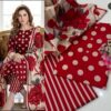 Lulusar NT-1017 Lulusar Shamooz Silk Artistic Digital Print Women's Suit