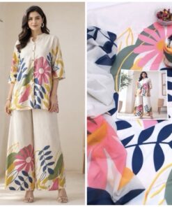 Lulusar NT-1012 Stylish Tie N Die Printed Shamooz Silk Unstitched 3 Piece Suit