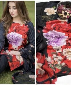 Lulusar NT-1020 Lulusar Tie N Die Printed Silk Women's Three Piece Collection