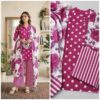 Lulusar NT-1013 Lulusar Women's Shamooz Silk Digital Print 3 Piece Outfit