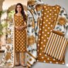 Lulusar NT-1029 Lulusar Premium Digital Printed Shamooz Silk 3 Piece Suit