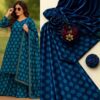 Lulusar NT-1031 Tie N Die Digital Printed Shamooz Silk 3 Piece Suit for Women
