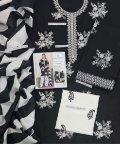 Quality is at the heart of every collection at Abu Hurairah Fabrics, and this exquisite dress is no exception. This luxury 3-piece suit is crafted from top-tier materials to ensure a rich feel and long-lasting durability: