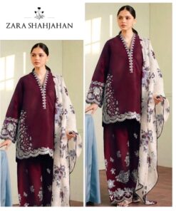 Zara Shahjahan DHK-687 Dhanak Winter Collection Dress Design