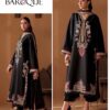 Baroque DHK-688 winter dhanak suit front full embroidery with digital print wool shawl