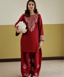 Urge DN-347 Premium Pure Dhanak 2 Piece Winter Suit by Abu Hurairah Fabrics