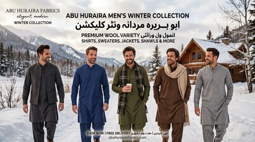 Premium Grace Men Winter Unstitched Shalwar Kameez Fabric