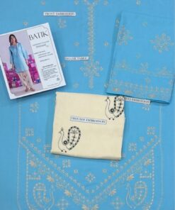 Trouser Fabric: Matching pure dhanak with a soft, crease-resistant finish that ensures ease of stitching and lasting structure.