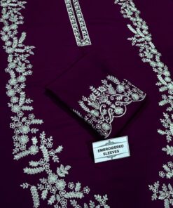 Urge DN-332 Unstitched Dhanak Embroidered Dress for Women 