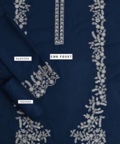 Urge DN-337 Unstitched Dhanak Embroidered Dress for Women 