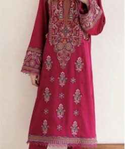 Urge DN-347 Unstitched Dhanak Embroidered Dress for Women 