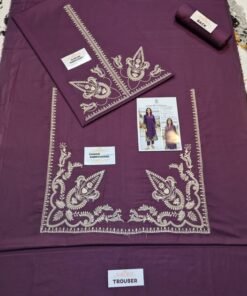 Urge DN-351 Exclusive Winter Dhanak Dress with Heavy Embroidery 