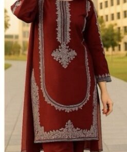 Urge DN-365 Premium Embroidered Dhanak Winter Outfit 
