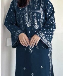 Urge DN-366 Heavy Embroidered Dhanak Suit by Abu Hurairah Fabrics 