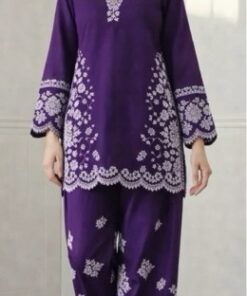 Urge DN-371 Unstitched Dhanak Embroidered Dress for Women 