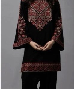 Urge DN-379 Unstitched Dhanak Embroidered Dress for Women 