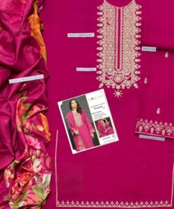 The core brilliance of the Kokum DHK-669 lies in its foundation: the remarkably cozy Dhanak fabric. Highly regarded for its thick, tightly woven fibers, Dhanak provides exceptional thermal insulation against freezing temperatures while remaining incredibly soft on the skin. The package includes a heavily detailed unstitched shirt and a perfectly matched Dyed Trouser (Premium Quality). This anti-pilling, highly durable fabric ensures a flawless, structured drape that maintains its brand-new feel across multiple winter seasons.