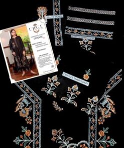 Urge DN-305 Heavy Embroidered Dhanak Suit by Abu Hurairah Fabrics 