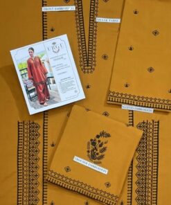 Urge DN-310 Heavy Embroidered Dhanak Suit by Abu Hurairah Fabrics 