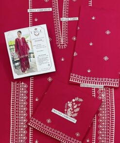 Urge DN-317 Unstitched Dhanak Embroidered Dress for Women 