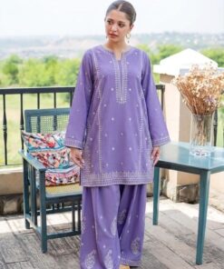 Urge DN-322 Unstitched Dhanak Embroidered Dress for Women 