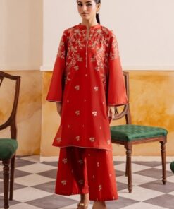 Urge DN-326 Pure Dhanak 2PC Heavy Embroidered Winter Suit 