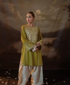 Urge DN-327 Unstitched Dhanak Embroidered Dress for Women 
