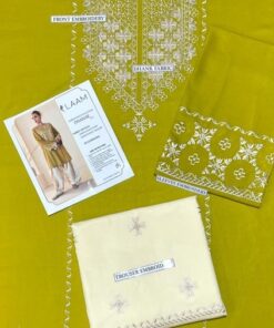 Urge DN-320 Heavy Embroidered Dhanak Suit by Abu Hurairah Fabrics 