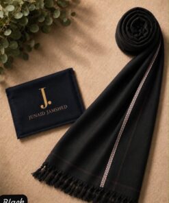 Stylish luxury look featuring the J. Shawl Winter for Men Premium on traditional attire.