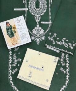 URGE DN-351 Heavy Embroidered Sleeves And Daman Dhanak 2 Piece Dress 