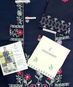 Step into the winter season with unparalleled elegance by choosing the Urge DN-344 Pure Dhanak 2 Piece Embroidered ensemble.
