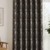 Export Blackberry Jacquard Curtains Design 11 - Heavy texture single panel curtain for modern Pakistani living rooms.