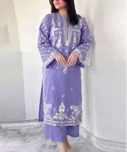 URGE DN-357 Heavy Embroidered Dhanak Winter Dress Pakistani Fashion 