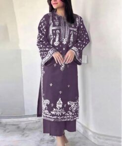 URGE DN-353 Exclusive Winter Pure Dhanak Unstitched Embroidered Suit 