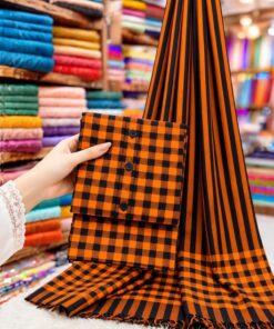 Abu Hurairah Fabrics exclusive heavy check multani marina outfit 