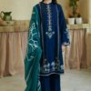 Jazmin DHK-701 heavy embroidered Dhanak shirt with stylish printed dupatta