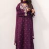 Pezwaan DHK-710 Winter Dhanak Embroidered 3 Piece Outfit for Formal Wear